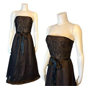 BCBG MAXAZRIA Strapless Illusion Occassion/Prom/Cocktail Dress